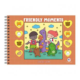 LIVRO DE COLORIR FRIENDLY MOMENTS - UN - CIRANDA CULTURAL