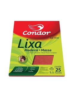 LIXA MADEIRA/MASSA ACERTO SURP 1040 - 120 - UN - CONDOR