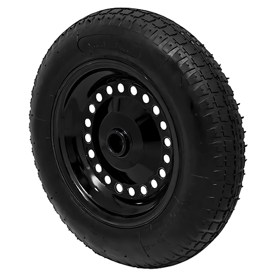 RODA PARA CARRINHO DE PEDREIRO METALPAMA PRETO