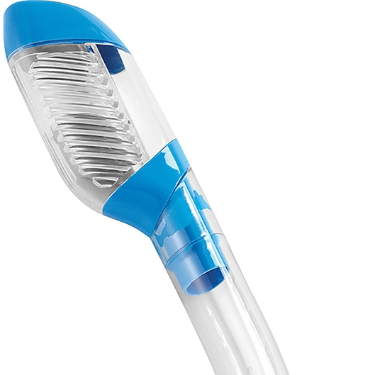 SNORKEL SUPERNOVA DRY SILICONE CRESSI AZUL/TRANS