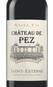 Vinho Château de Pez Saint Estèphe 2017 750ml
