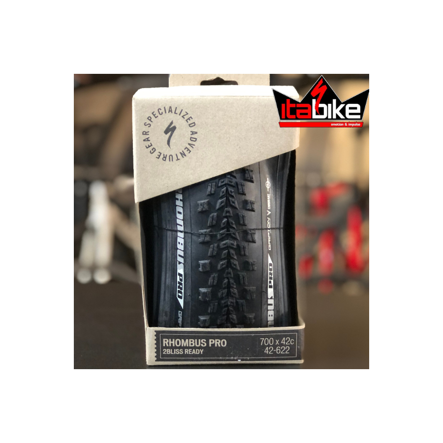 Pneu Gravel  Specialized Rhombus Pro Tubeless Preto