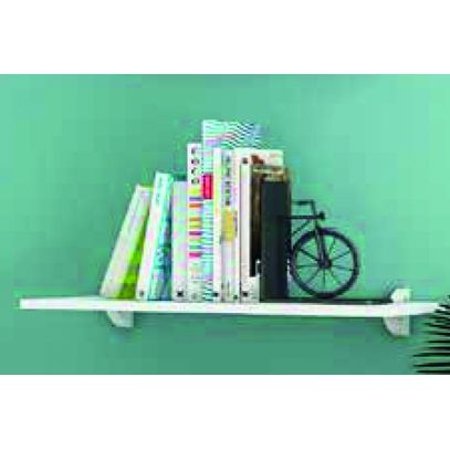PRATELEIRA COMCEPT BRANCA C/SUPORTE 20cmx60cm PRAT-K
