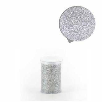 GLITTER ESCOLAR 10G  - PRATA - UN - GLINORTE