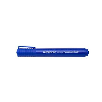 MARCADOR PINCEL PERMANENTE MARK+ - AZUL - UN - MAXPRINT