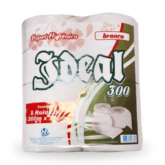 PAPEL HIGIENICO IDEAL 300 C/8 200M - NEUTRO - UN - MEYORS