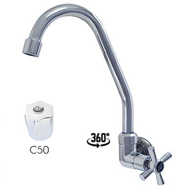 TORNEIRA PARA PIA PIM BICA MÓVEL PAREDE C50 1998