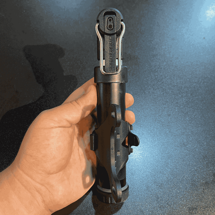 Mine Bomba De Ar CrankBrothers Gem S MTB e Speed Preta Fosca
