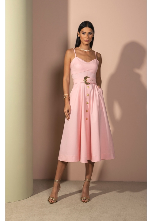 Vestido Beth Powder Pink
