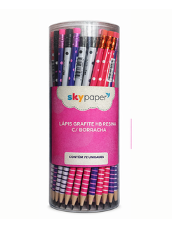 LAPIS PRETO HB POA C/BORRACHA - PO1202 - UN - SKYPAPER
