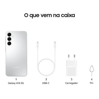 SMART SAMS GLX A16 OCTACORE/256GB/8 RAM/50MP/6.7P - CINZA - UN - SAMSUNG