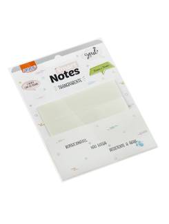 BLOCO ANOTACOES SMART NOTES 76X76 - BA7659 - TRANSPARENTE - UN - BRW
