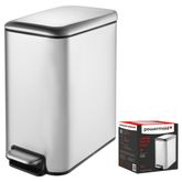 LIXEIRA INOX LINEA C/PEDAL 5L POWERMAID