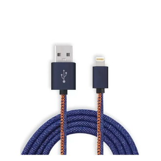CABO USB - LIGHTNING 1M - 60W - XC-CD-32  - JEANS - UN - X-CELL