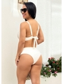 BIQUÍNI MEIA TAÇA CALCINHA ALTA COM CINTO OFF WHITE COLEÇÃO PURO AMOR DROP 2 - 2