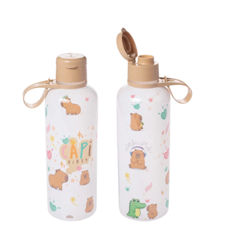 GARRAFA PLASTICA CILINDRICA 970ML - CAPIVARA - 17847 - UN - PLASUTIL