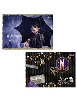 CADERNO DESENHO CAPA DURA 80FLS - ESPIRAL - WANDINHA - PCT 4 - TILIBRA