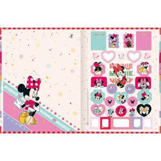CADERNO BROCHURAO CAPA DURA 80FLS - MINNIIE - UN - TILIBRA