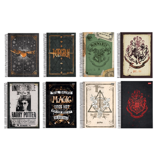 CADERNO UNIV CAPA DURA 1X1 96FLS - HARRY POTTER - UN - JANDAIA