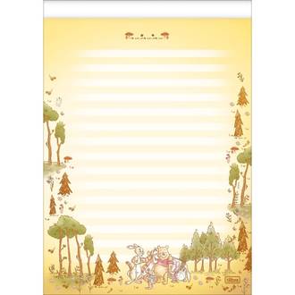 CADERNO COLADO PAPEL CARTA 50FLS - 395455 - POOH - UN - TILIBRA