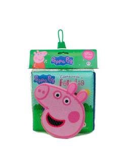 LIVRO DE BANHO PEPPA PIG - C/ESPONJA - UN - CIRANDA CULTURAL