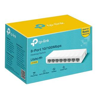 SWITCH 8 PORTAS - 10/100 MBPS LS1008 - UN - TP-LINK