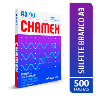 PAPEL CHAMEX 90G 500FLS - A3 - UN - CHAMEX