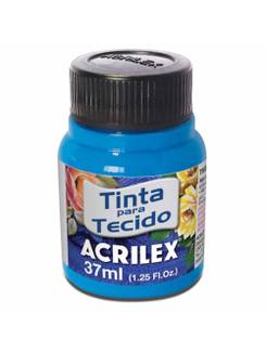 TINTA TECIDO FLUOR 37ML 04040 - AZUL - UN - ACRILEX
