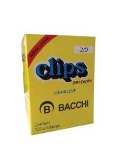 CLIPS GALVANIZADO N.2 C/100  - UN - BACCHI