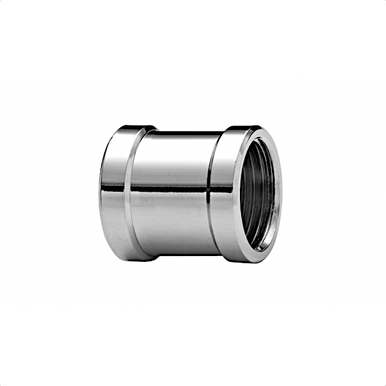 LUVA DE 1/2 EM COBRE CROMADO BLUKIT