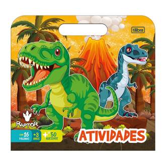 ALBUM COLORIR MALETA RAPTOR - 317004 - UN - TILIBRA