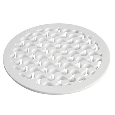 GRELHA PVC BRANCO COPACABANA AMANCO 100 MM REDONDA