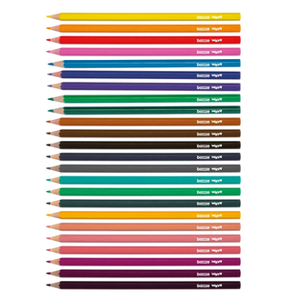 LAPIS COR BAZZE WAVE SEXT 24COR CJTO - C/24 - CX 72 - BAZZE