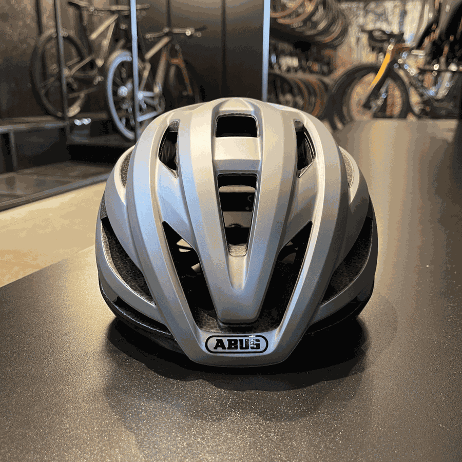 Capacete Abus Stormchaser Prata