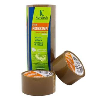 FITA DE EMPACOTAMENTO 45X40 2215 - MARROM - PCT 5 - KORETECH