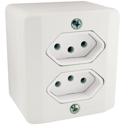 SISTEMA RADIAL TOMADA DUPLA NBR 10A BR