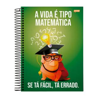 CADERNO UNIV CAPA DURA 15X1 240FLS - INSANO - UN - JANDAIA