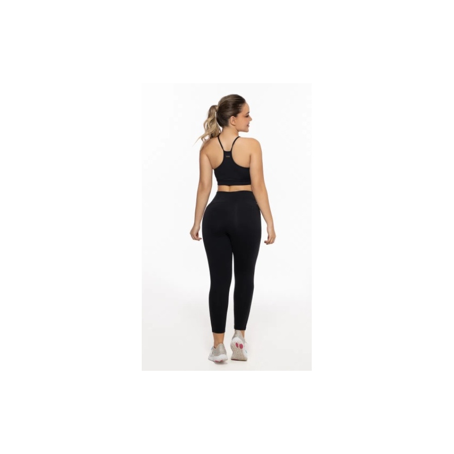 Top Roma Impacto Feminino Preto