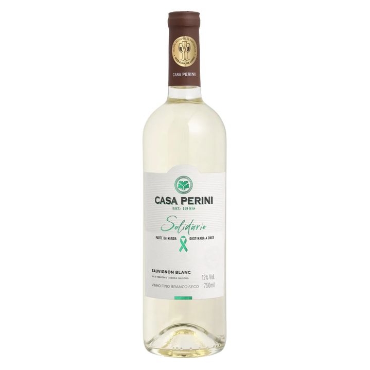VINHO BRANCO SAUVIGON BLANC SOLIDARIO (750ML)-CASA PERINI - 1