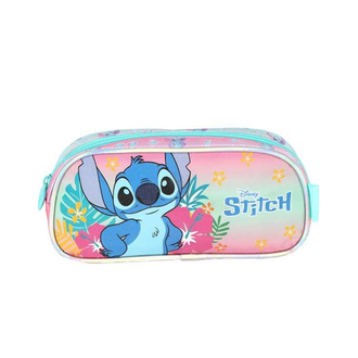 ESTOJO ESCOLAR SIMPLES STITCH - EI42384SC - INFANTIL - ROSA - UN - LUXCEL