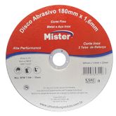 DISCO CORTE INOX MISTER 7(180x1,6x22)