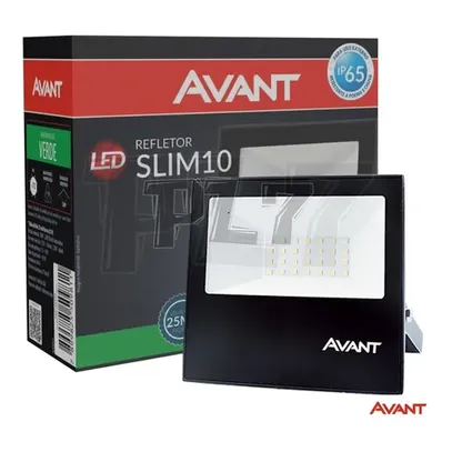 REFLETOR LED SLIM 010W BIV VERDE AVANT