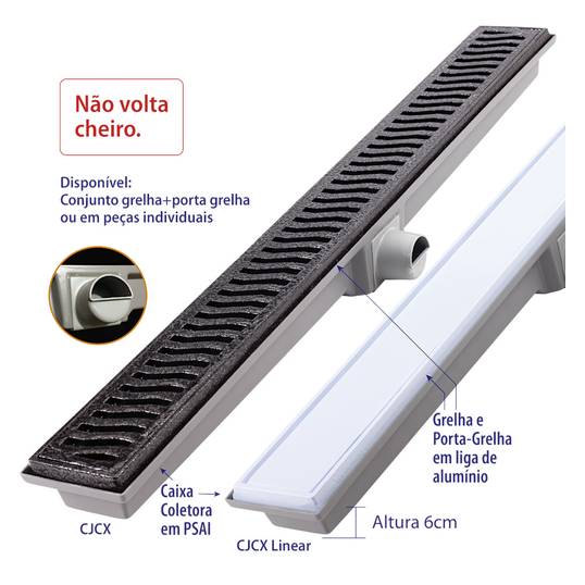 RALO LINEAR COM SAÍDA LATERAL COSTA NAVARRO 7 x 70 GR. LISA