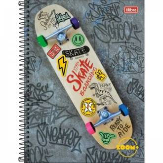 CADERNO UNIV CAPA DURA 12X1 240FLS - ZOOM+ MASC - UN - TILIBRA