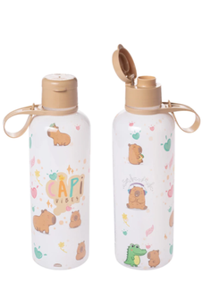 GARRAFA PLASTICA CILINDRICA 970ML - CAPIVARA - 17847 - UN - PLASUTIL