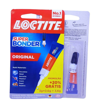 SUPER BONDER ORIGINAL 3g+0,6g=3,6g