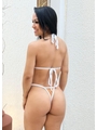 BIQUÍNI CORTININHA CALCINHA FIO NUDE COLEÇÃO BRONZE - 2
