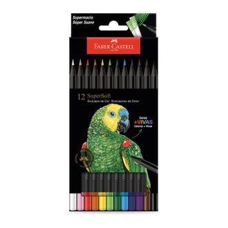 LAPIS DE COR SUPERSOFT 217010 - C/12 - UN - FABER