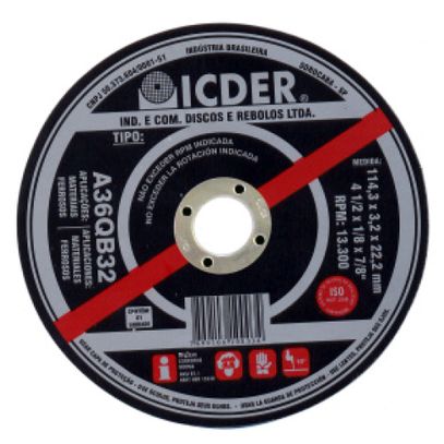 DISCO CORTE MET ICDER  7(177x3,2x22mm)