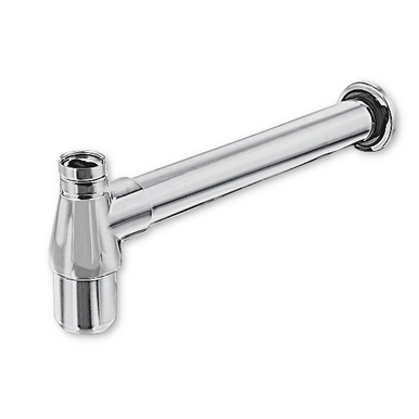 SIFÃO COM COPO PARA LAVATÓRIO METAL CROMADO ESTEVES 1 x 1 1/2